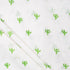Green Cactus Block Print Indian Cotton Running Material Fabric