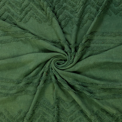 Green Dyed Sofa Cotton Solid Throws