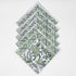 Green Floral Pure Cotton Napkin For Dining Table