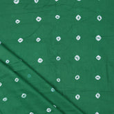 Green Organic Cotton Shibori Tie Dye Fabric