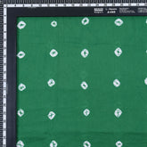 Green Organic Cotton Shibori Tie Dye Fabric