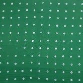 Green Organic Cotton Shibori Tie Dye Fabric