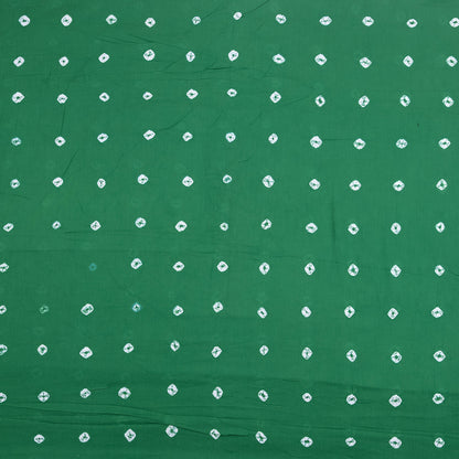 Green Organic Cotton Shibori Tie Dye Fabric