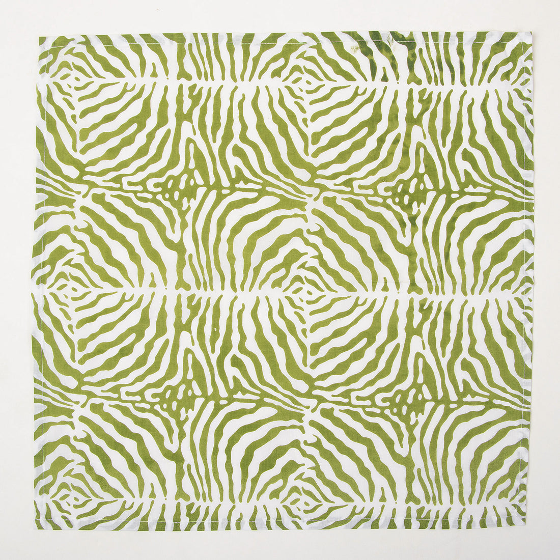 Green Pure Cotton Reusable Dinner Napkin Cloth