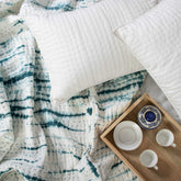Green Vegetable Dyed Hand Cotton Kantha Quilts