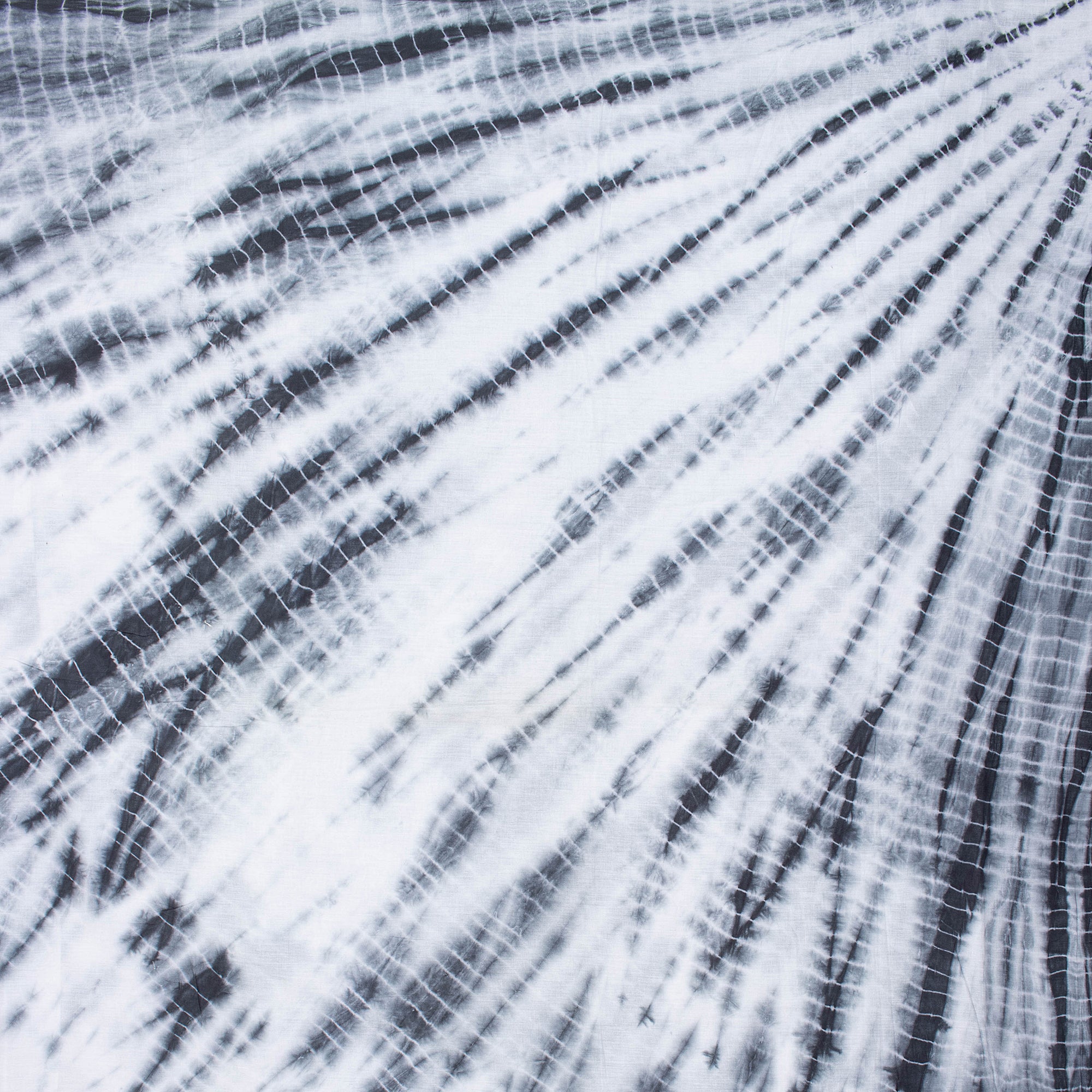 Grey Kimono Tie Dye Shibori Fabric