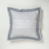 Grey Striped Soft Cotton Kantha Pillow Covers