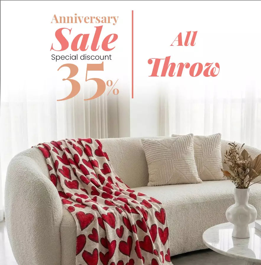 Hand Block Cotton Sofa Throws