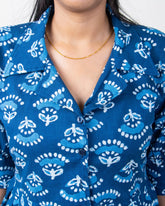 Hand Block Floral Cotton Ladies Co-Ord Set