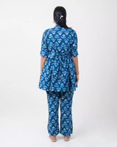 Hand Block Floral Cotton Ladies Co-Ord Set