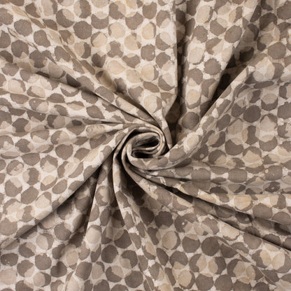 Hand Block Kashish Print Cotton Canvas Fabric