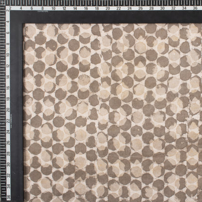 Hand Block Kashish Print Cotton Canvas Fabric