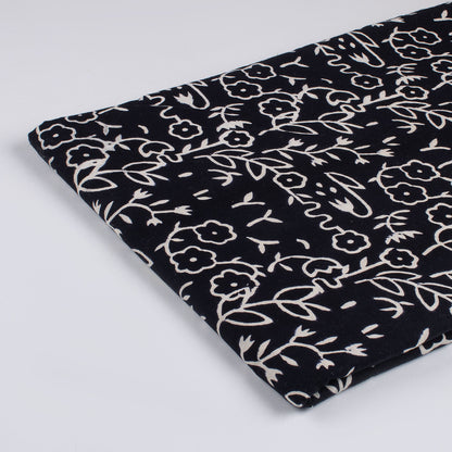 Hand Block Monochrome Print Fabric