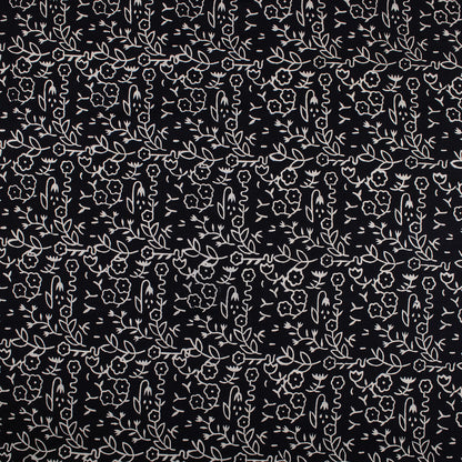 Hand Block Monochrome Print Fabric