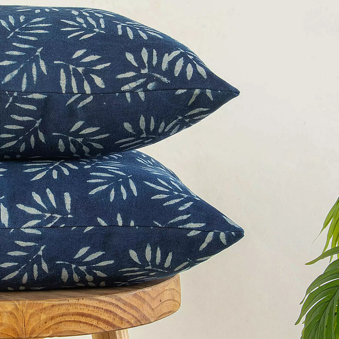 Hand Block Organic Cotton Canvas Cushion Cover