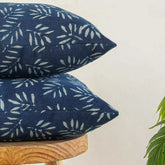 Hand Block Organic Cotton Canvas Cushion Cover