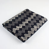 Hand Block Organic Monochrome Cotton Fabric