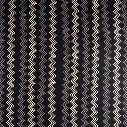 Hand Block Organic Monochrome Cotton Fabric