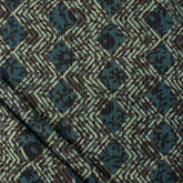 Hand Block Print Organic Cotton Dabu Kantha Fabric