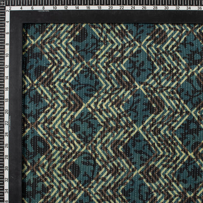 Hand Block Print Organic Cotton Dabu Kantha Fabric