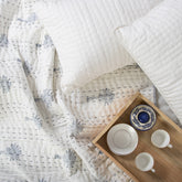 Hand Block Print Reversible Kantha Quilt Blanket