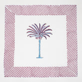 Hand Block Printed Border Dinner Napkin For Party