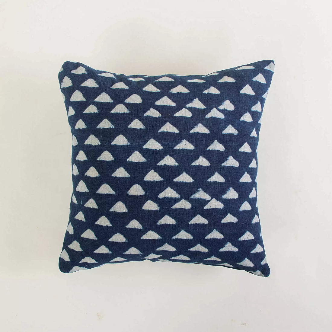 Hand Block Printed Cotton Canvas Cushion Cover for Chair