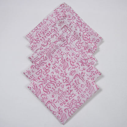 Hand Block Printed Cotton Dining Napkin Cloth