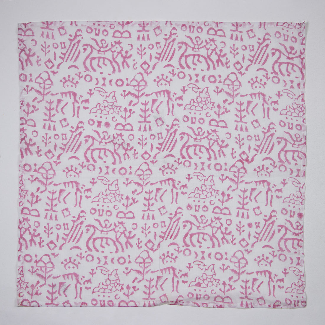 Hand Block Printed Cotton Dining Napkin Cloth