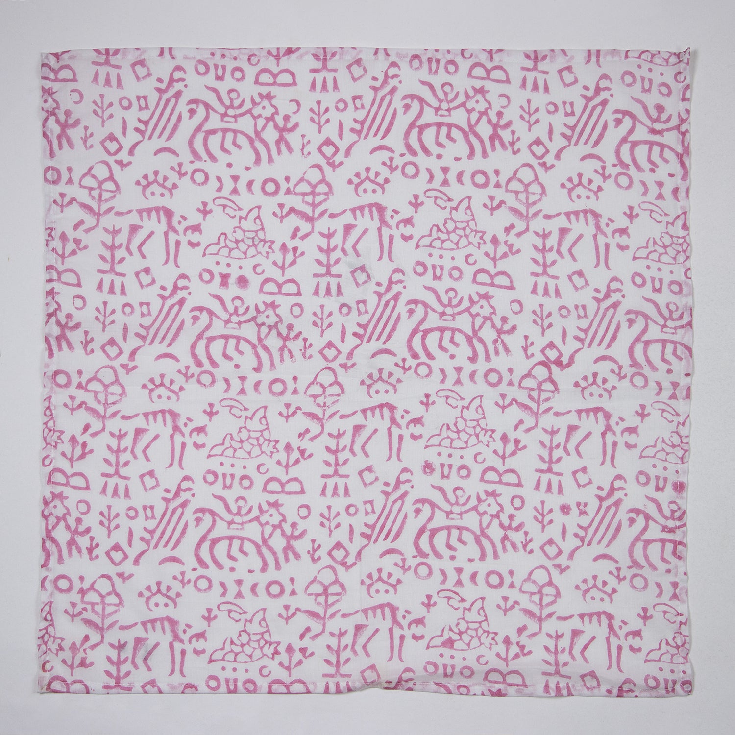 Hand Block Printed Cotton Dining Napkin Cloth