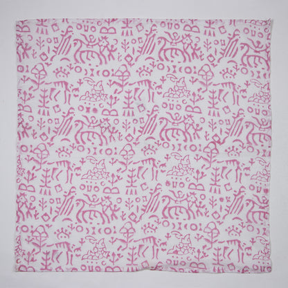 Hand Block Printed Cotton Dining Napkin Cloth