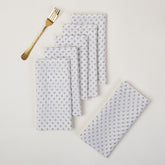 Hand Block Printed Cotton Dinner Napkins