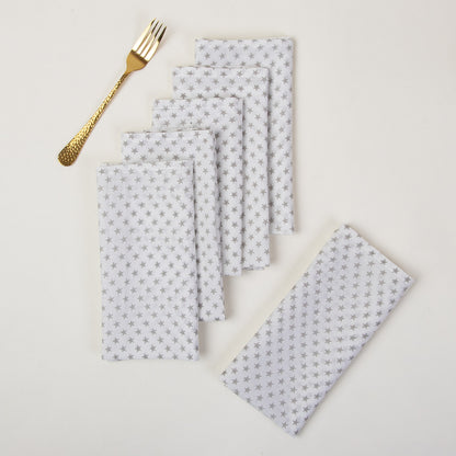 Hand Block Printed Cotton Dinner Napkins