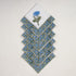 Hand Block Printed Cotton Floral Blue Table Napkin
