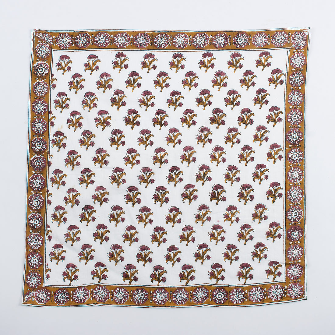 Hand Block Printed Cotton Head Bandanas For Men & Womens
