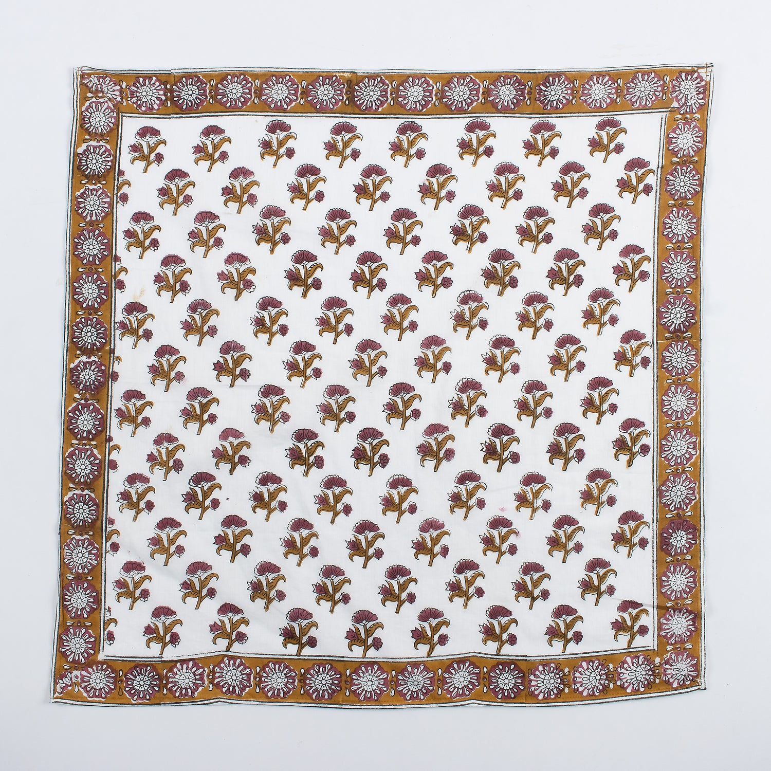 Hand Block Printed Cotton Head Bandanas For Men &amp; Womens