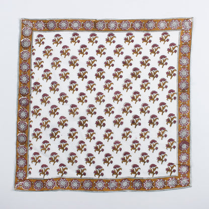 Hand Block Printed Cotton Head Bandanas For Men &amp; Womens
