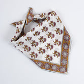 Hand Block Printed Cotton Head Bandanas For Men & Womens