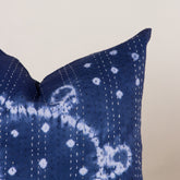 Hand Block Printed Cotton Kantha Cushion Cover
