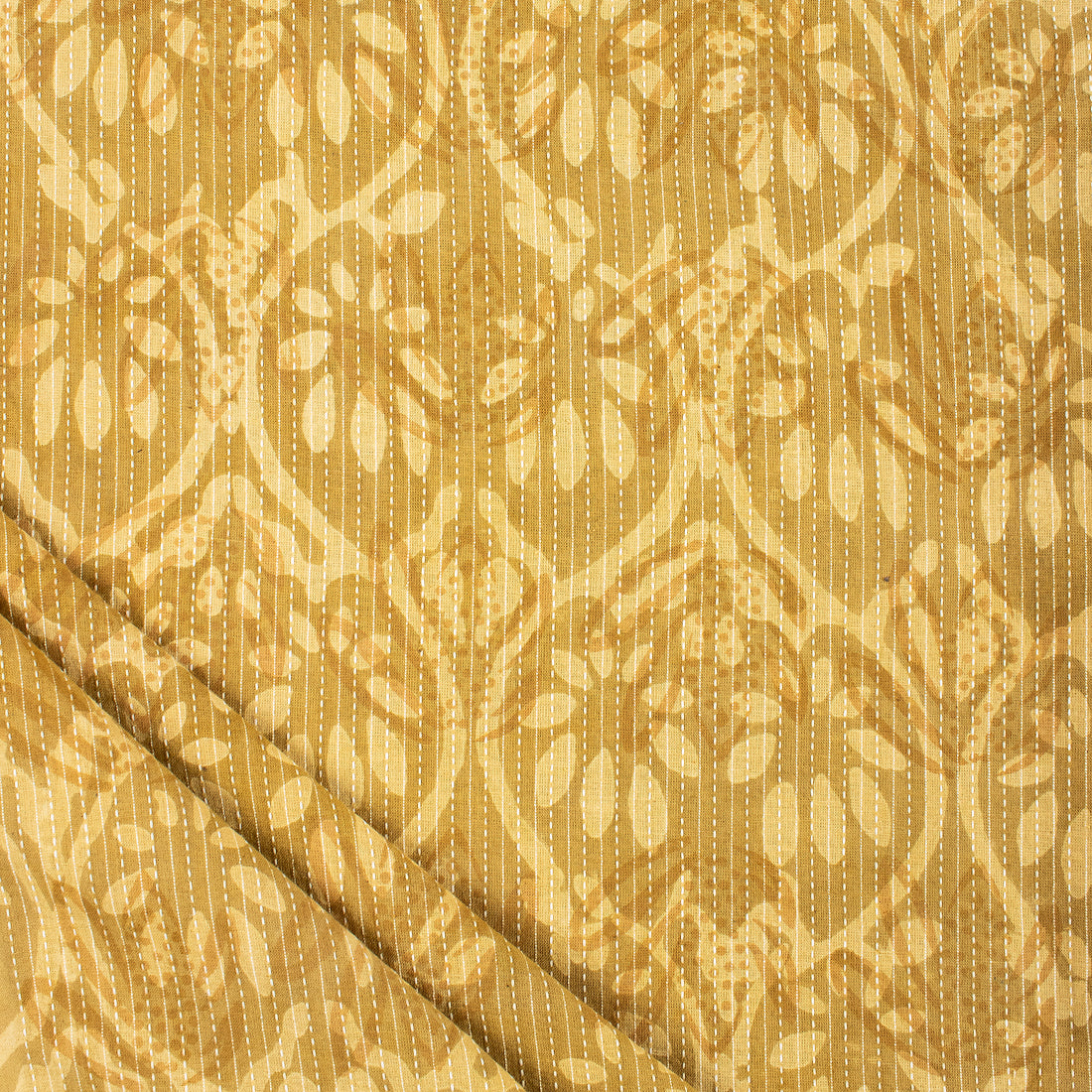 Hand Block Printed Dabu Kantha Fabric for Home Decor