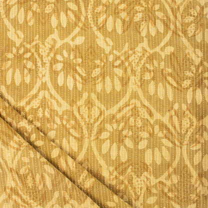 Hand Block Printed Dabu Kantha Fabric for Home Decor