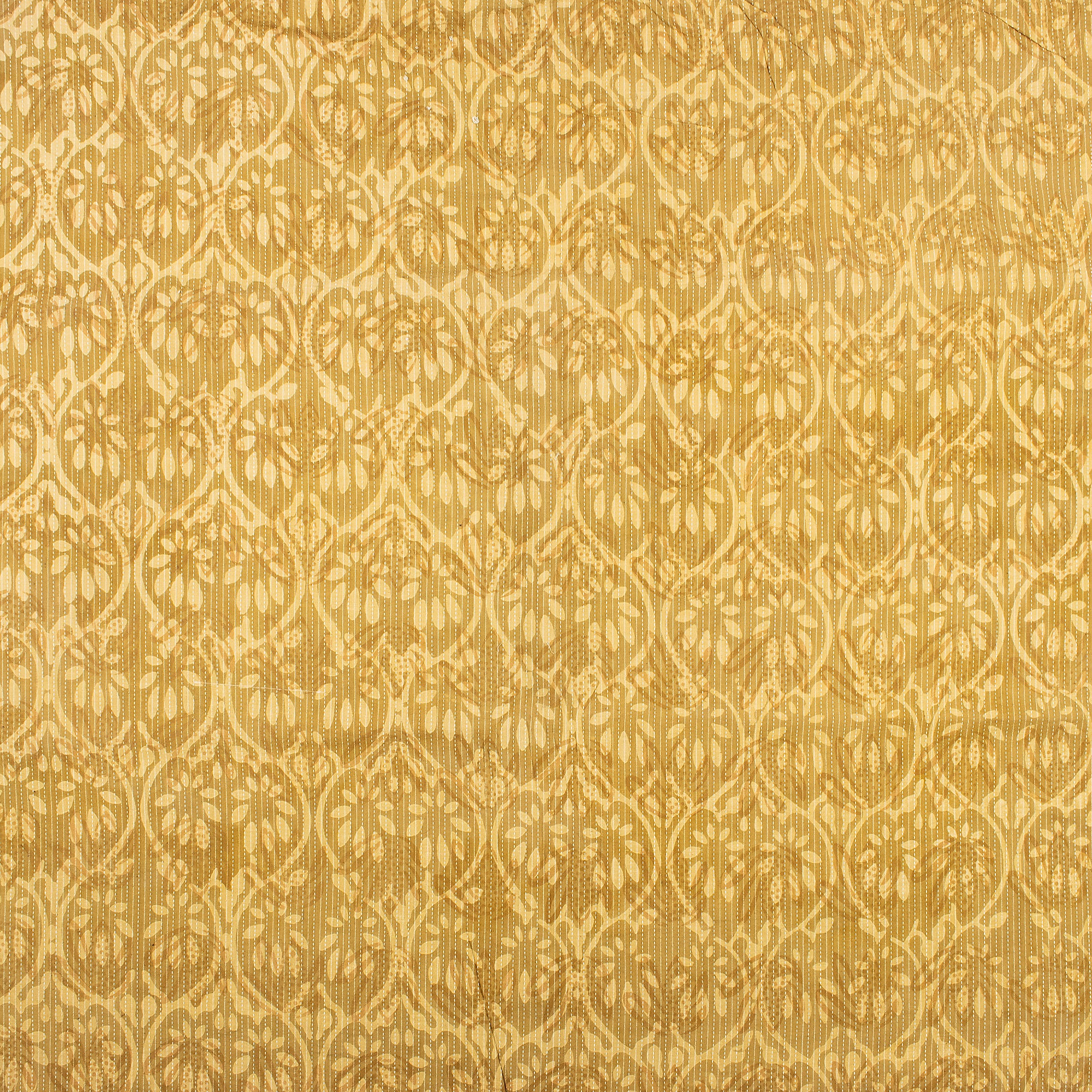 Hand Block Printed Dabu Kantha Fabric for Home Decor