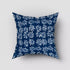 Hand Block Printed Indigo Cotton Cushion Cover