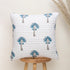 Hand Block Printed Palm Tree Kantha Cotton Cushion Covers