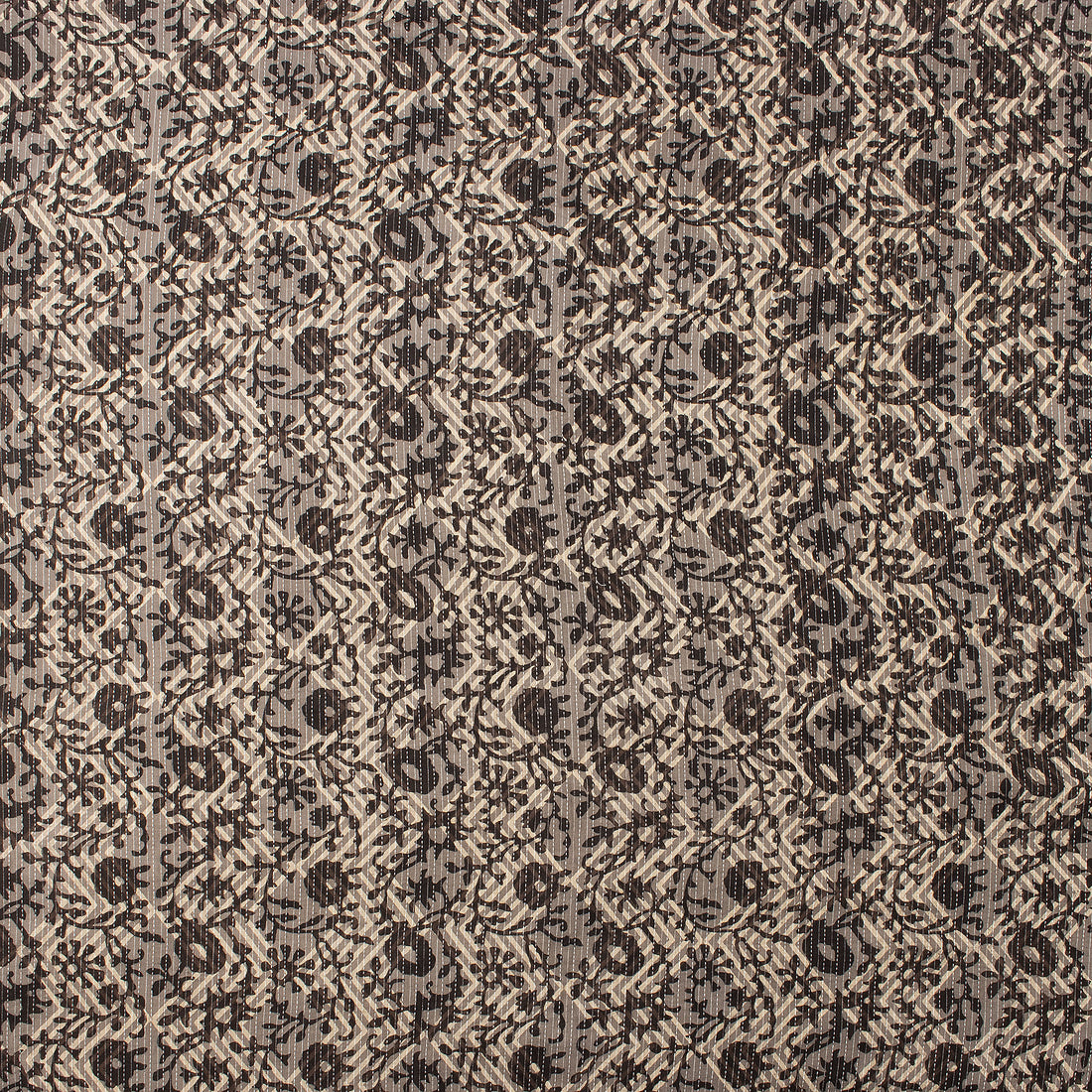Hand Block Printed Pure Cotton Dabu Kantha Fabric