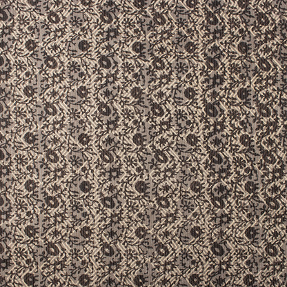 Hand Block Printed Pure Cotton Dabu Kantha Fabric