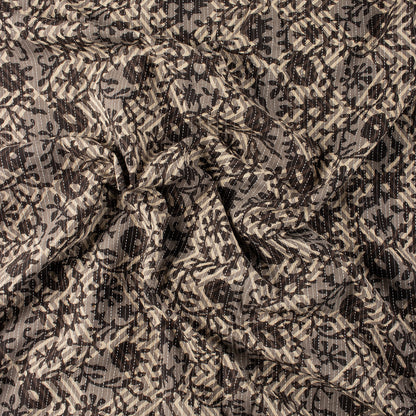 Hand Block Printed Pure Cotton Dabu Kantha Fabric