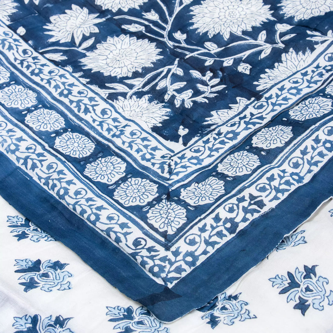 Hand Block Printed Reversible Jaipuri Quilts for Winter