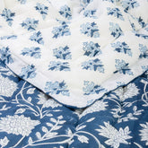 Hand Block Printed Reversible Jaipuri Quilts for Winter