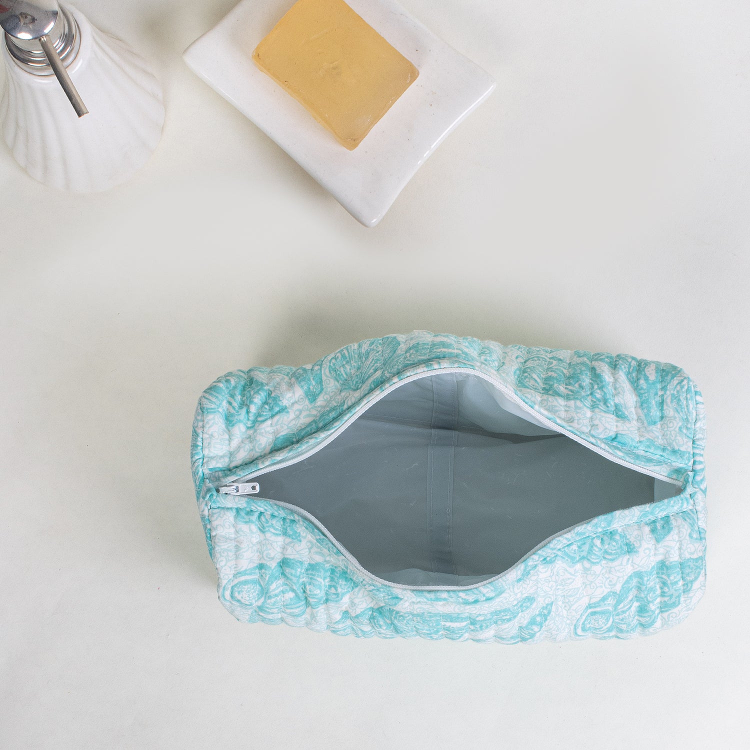 Hand Block Printed Travel Toiletry Bag